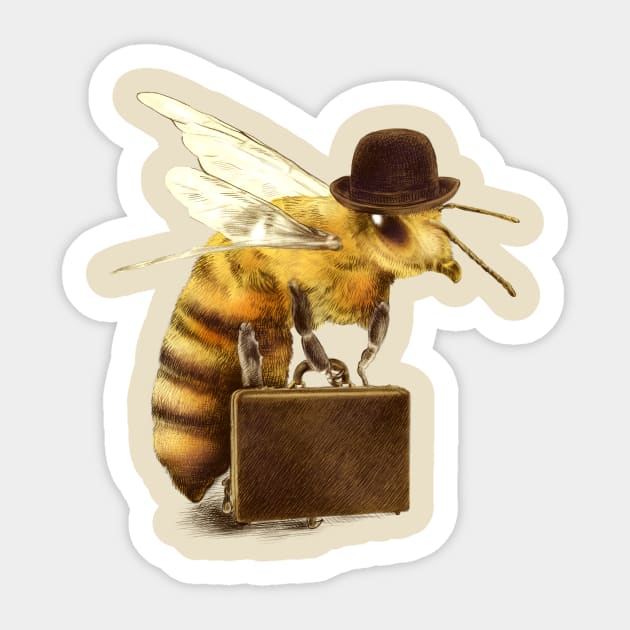 Worker Bee Sticker by opifan64